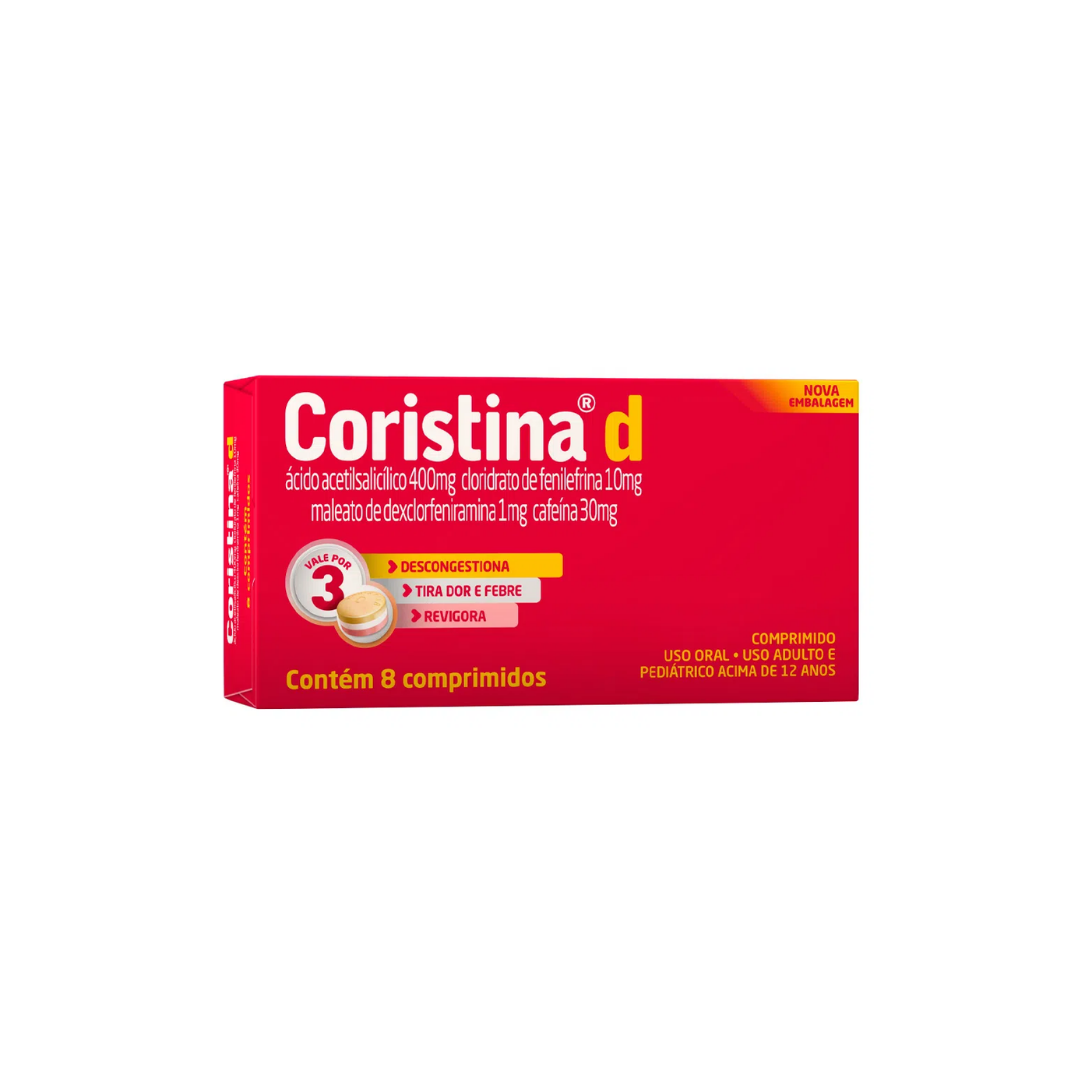 Coristina D - 8 Comprimidos